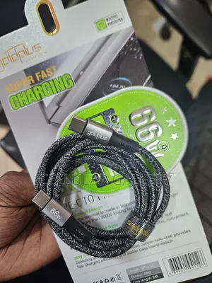 Goldplus Usb-C to Usb-C Braided 66w Data Cable of 2m