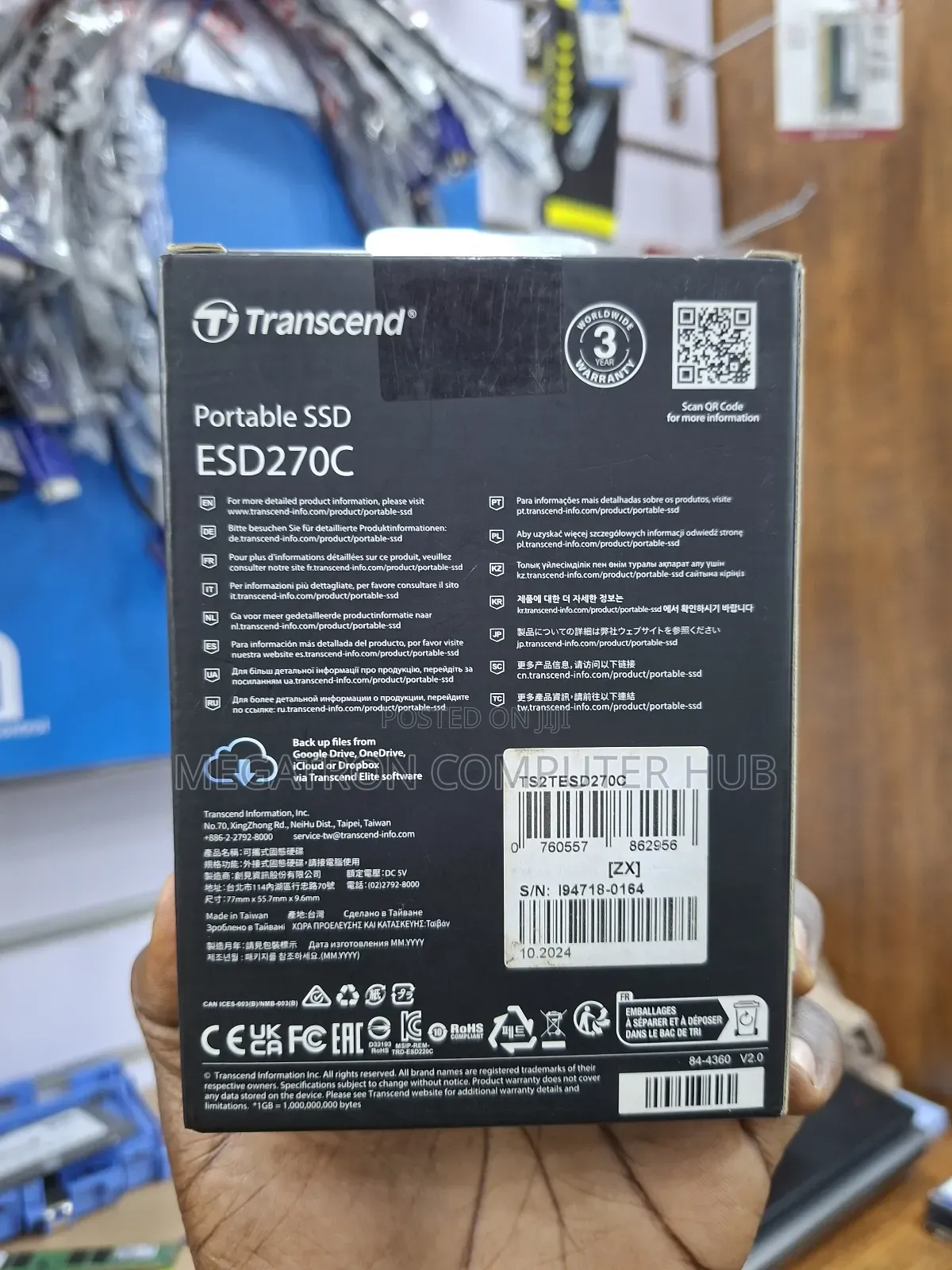 2tb SSD Transcend External