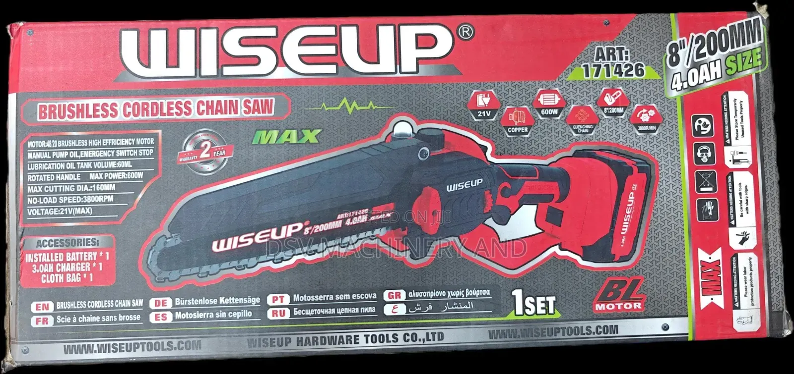 Wiseup Rechargeable Chainsaw
