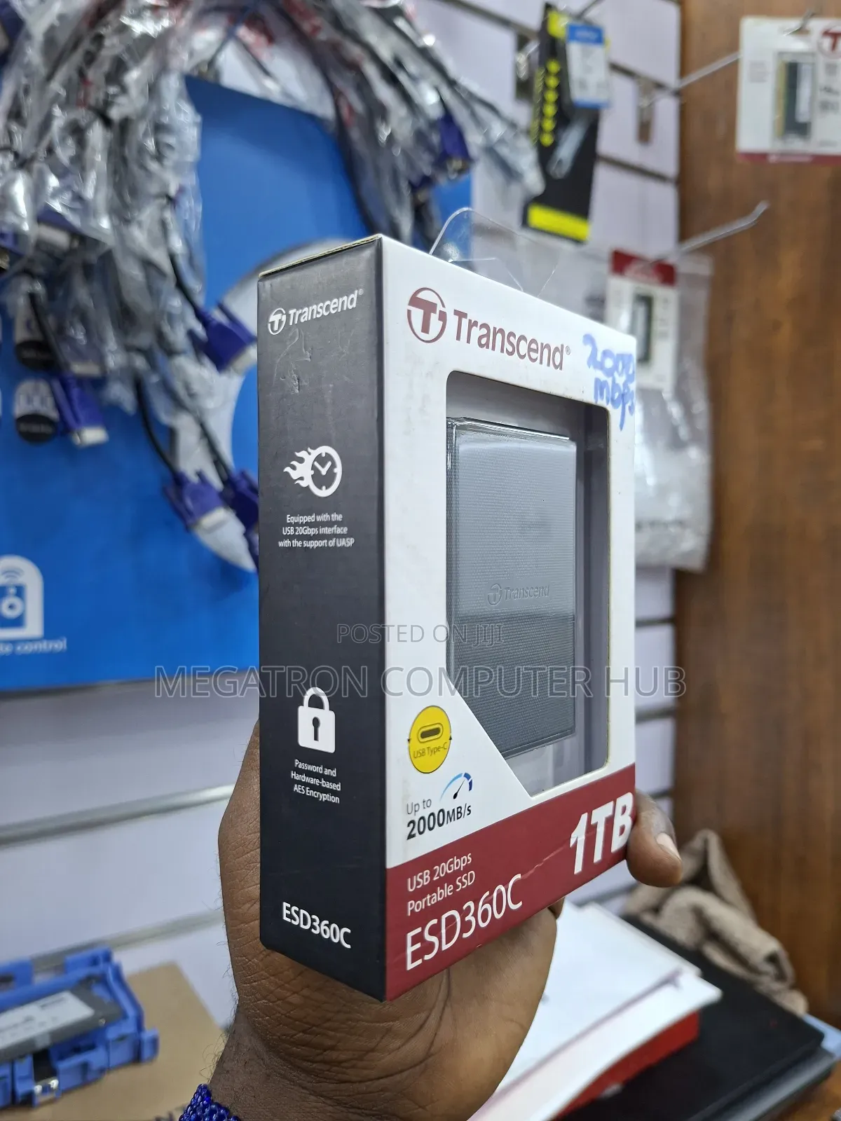 1 Tb SSD Transcend External Drive