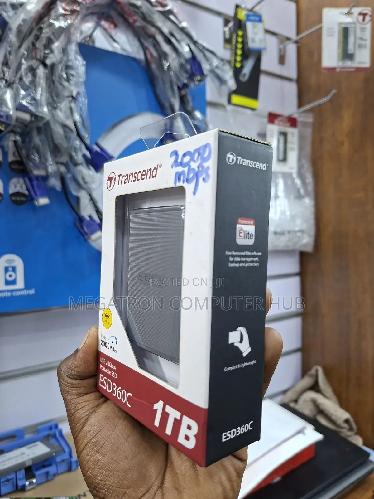 1 Tb SSD Transcend External Drive