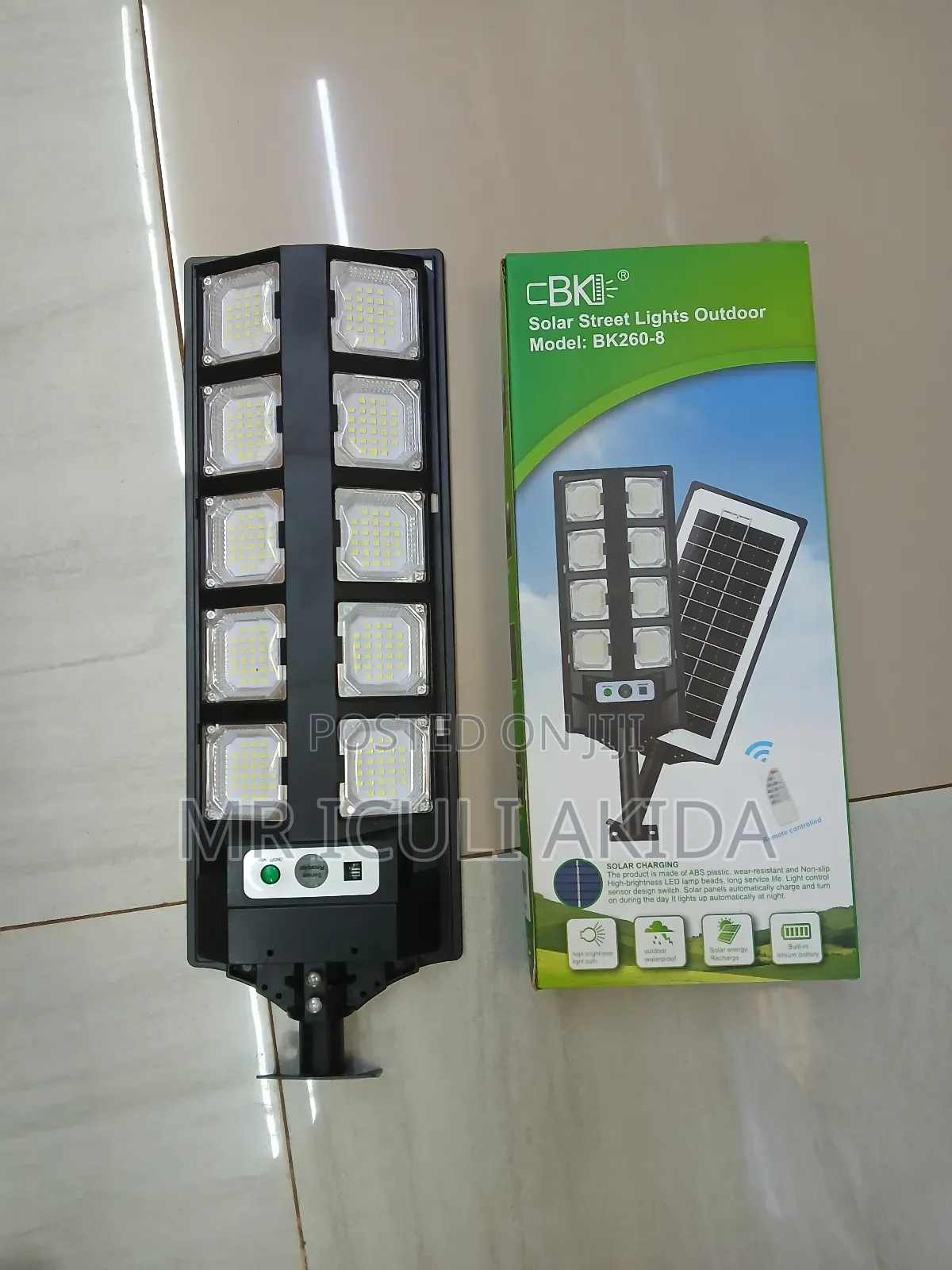 Cbk 200w Waterproof Solar Street Lights Outdoor, Model: Bk260-8
