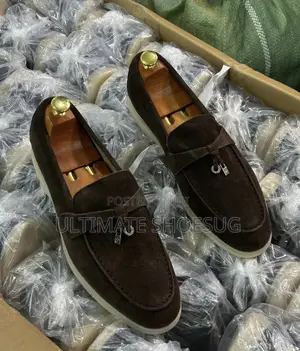 Loro Piana Mens Suede Loafers