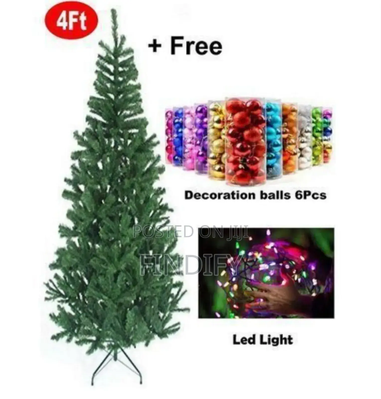 Christmas Tree With Man
Balls and Lights 4ft