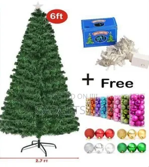 Christmas Tree With Man
Balls and Lights 6ft