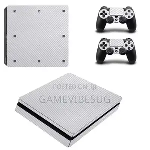 Playstation 4 Slim (White) Ps4 Slim Two Brand New Controllers (10 Game