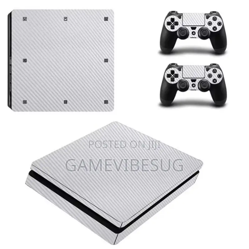 Playstation 4 Slim (White) Ps4 Slim Two Brand New Controllers (10 Game