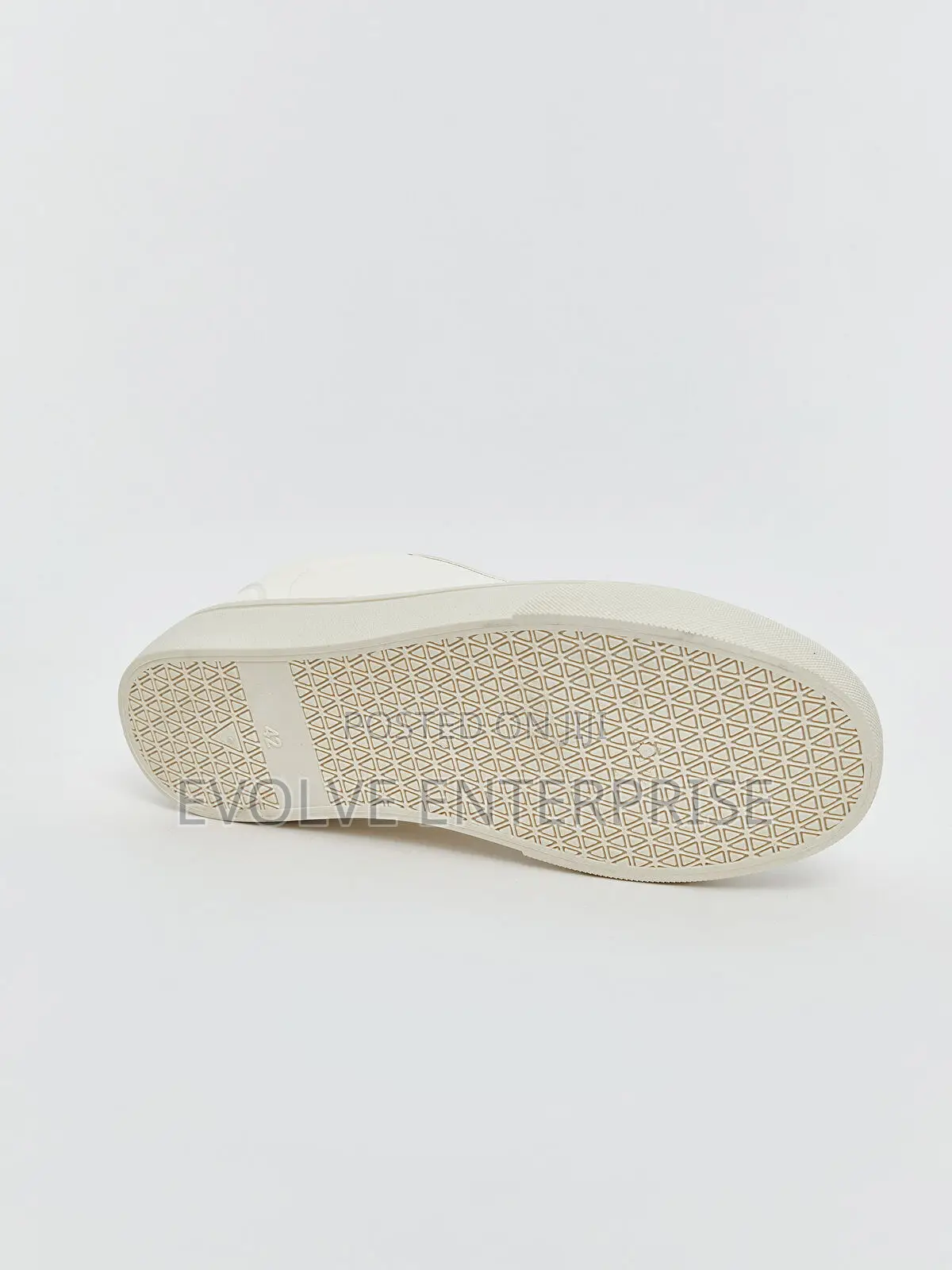Steps Faux Leather Lace-Up Men's Trainers