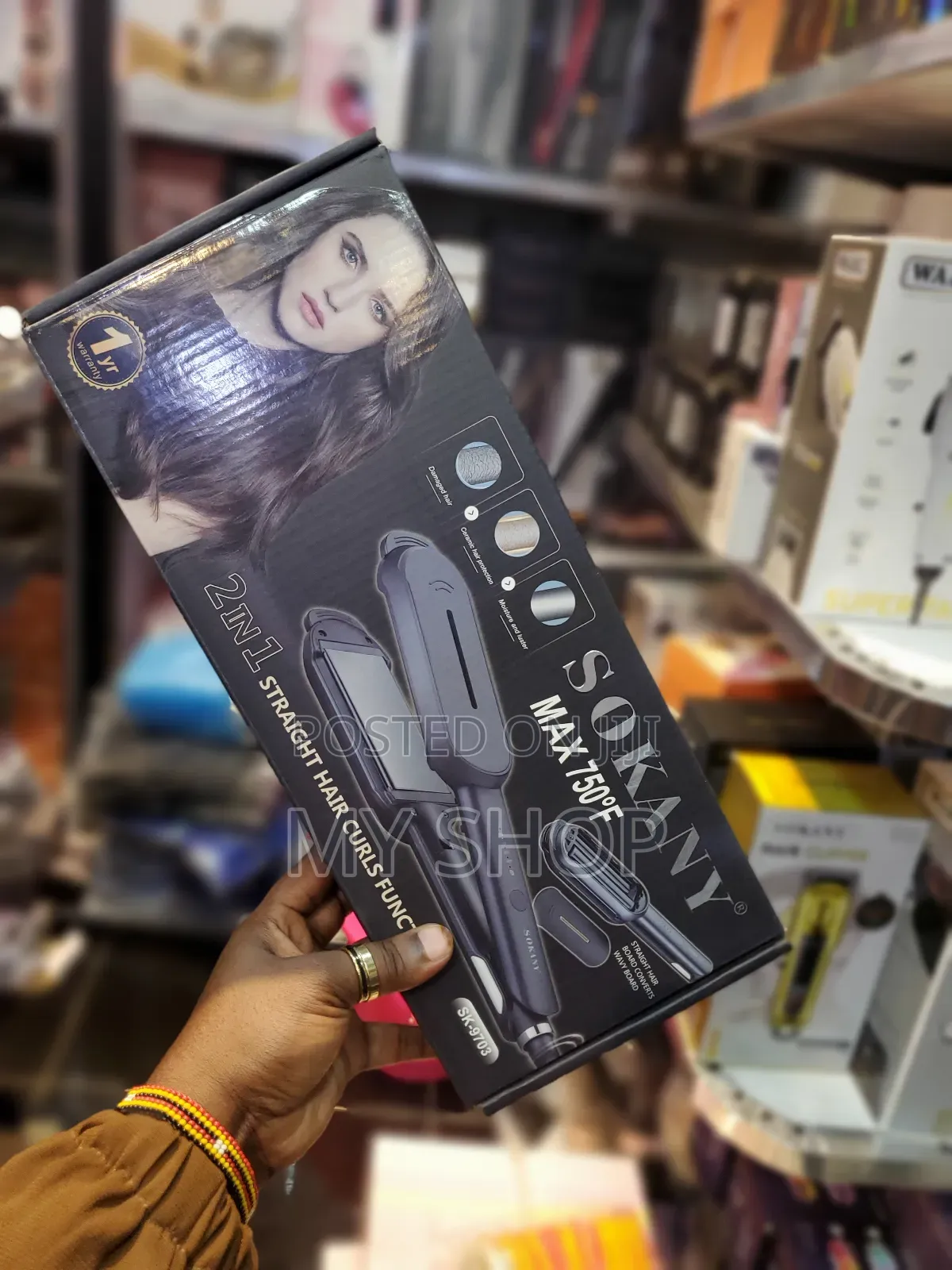 2-in-1 Straight Hair and Curl
