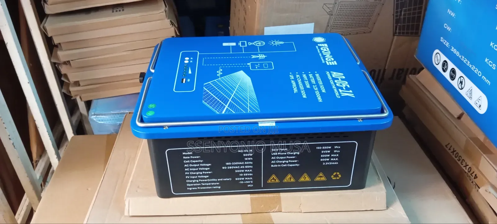 Gking Ao-05- 500w Portable Power Station 1kwh Ups