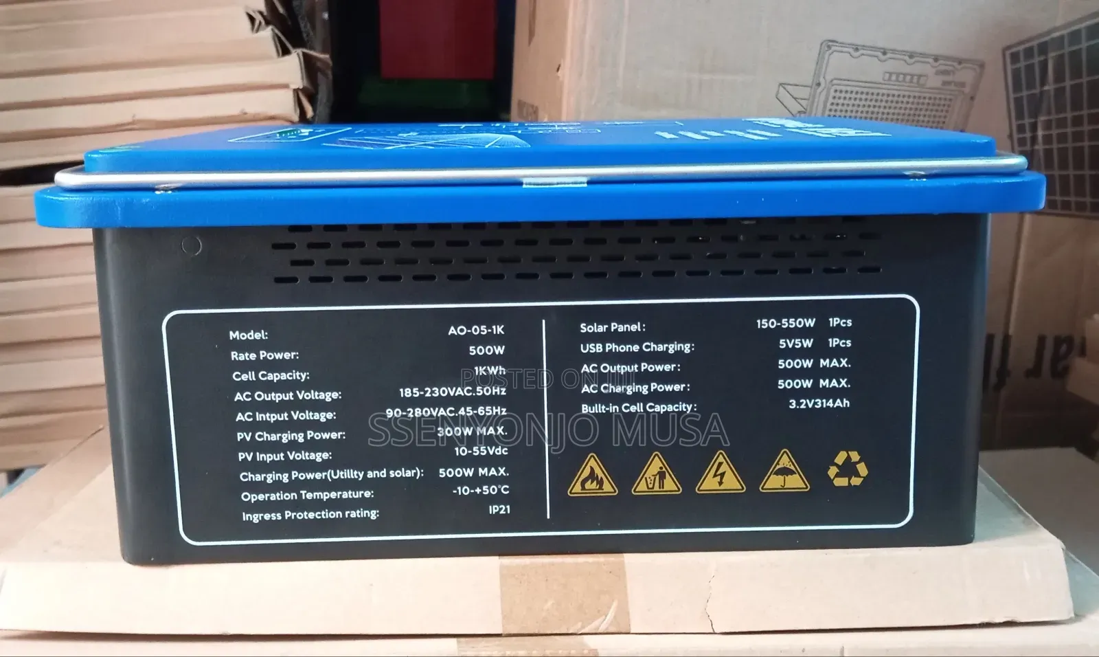 Gking Ao-05- 500w Portable Power Station 1kwh Ups