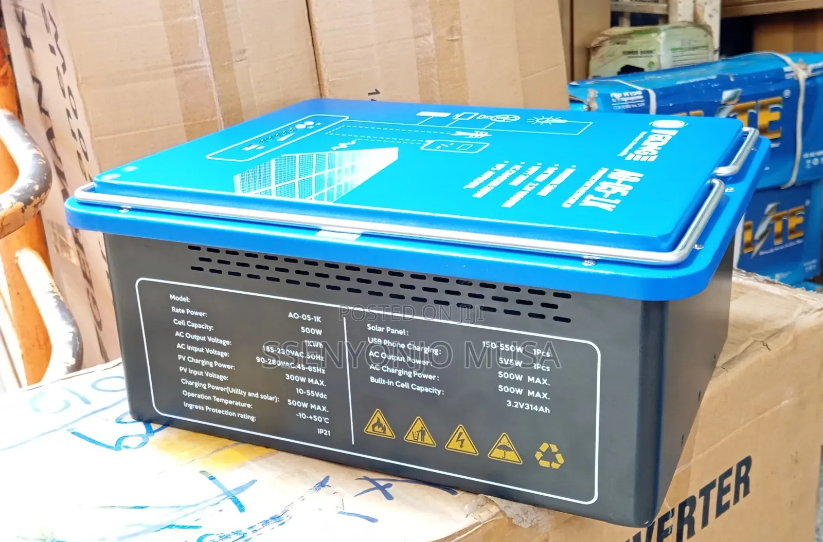 Gking Ao-05- 500w Portable Power Station 1kwh Ups