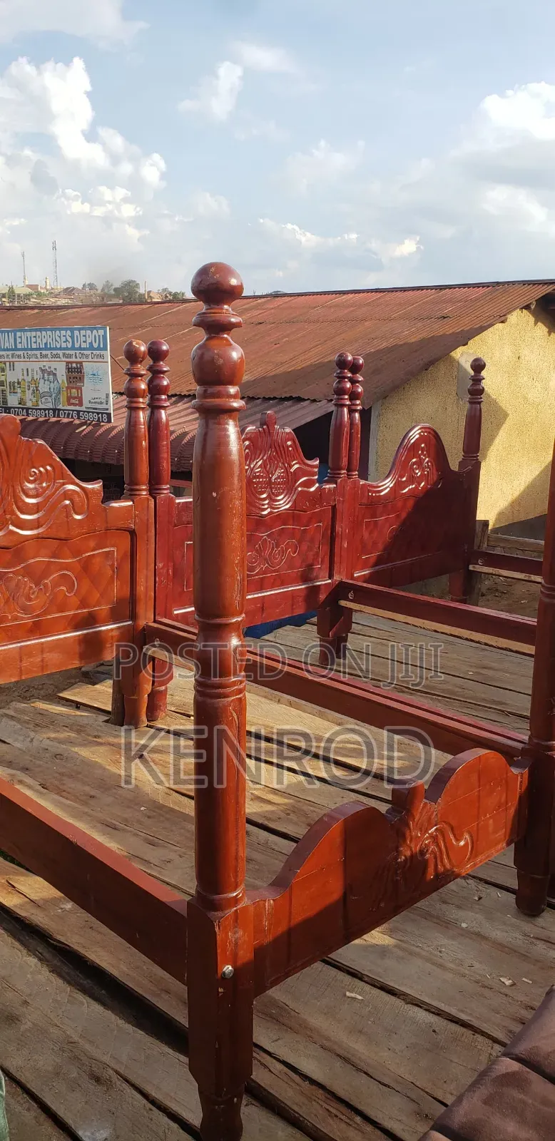 4by6 Mahogany Wood Beds