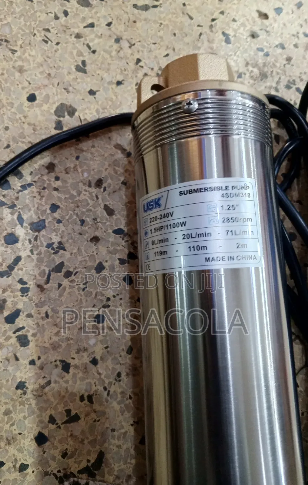 119m (329feet) Submersible Water Pump