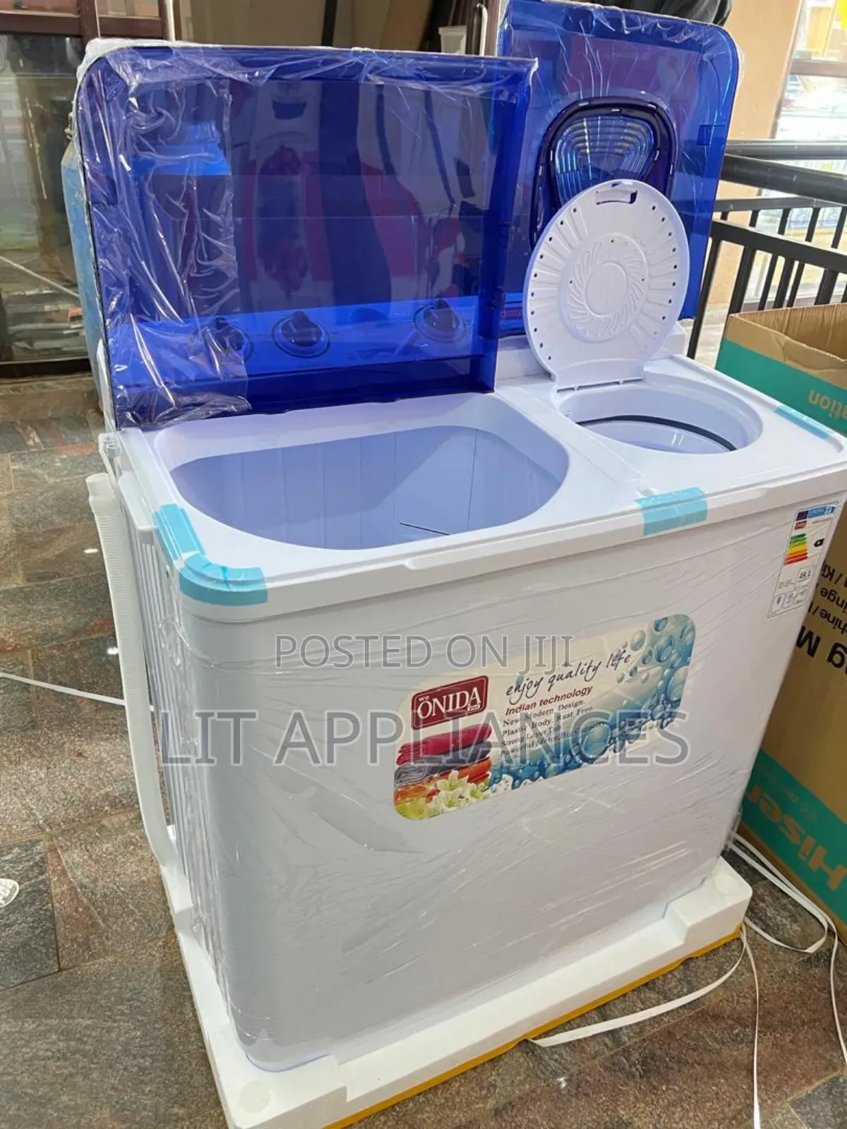 Onida 13kg Twin Tub Indian Technology WTH Warranty.Good for Business
