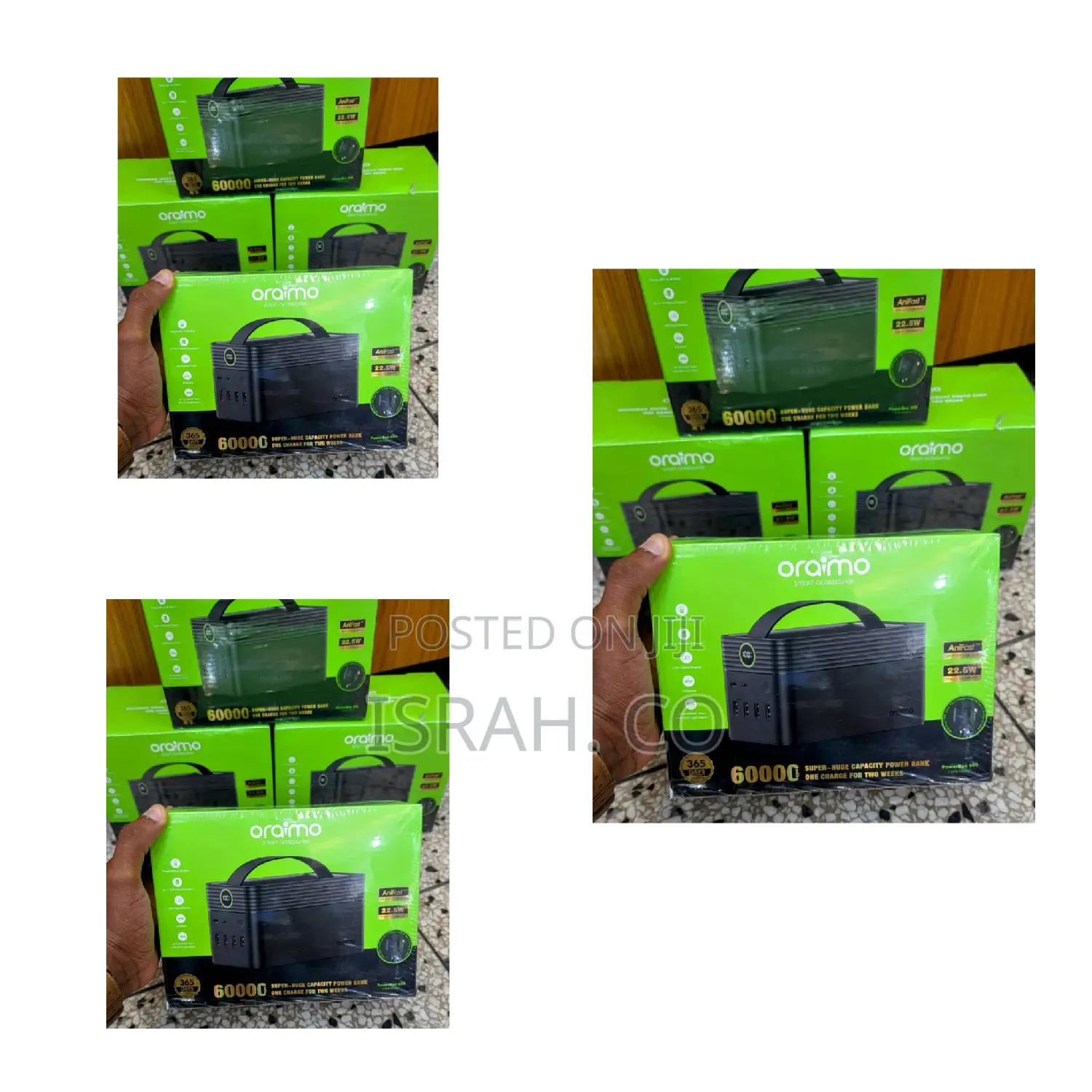 Oraimo Powerbox 600 60000mah 22.5w Power Bank
