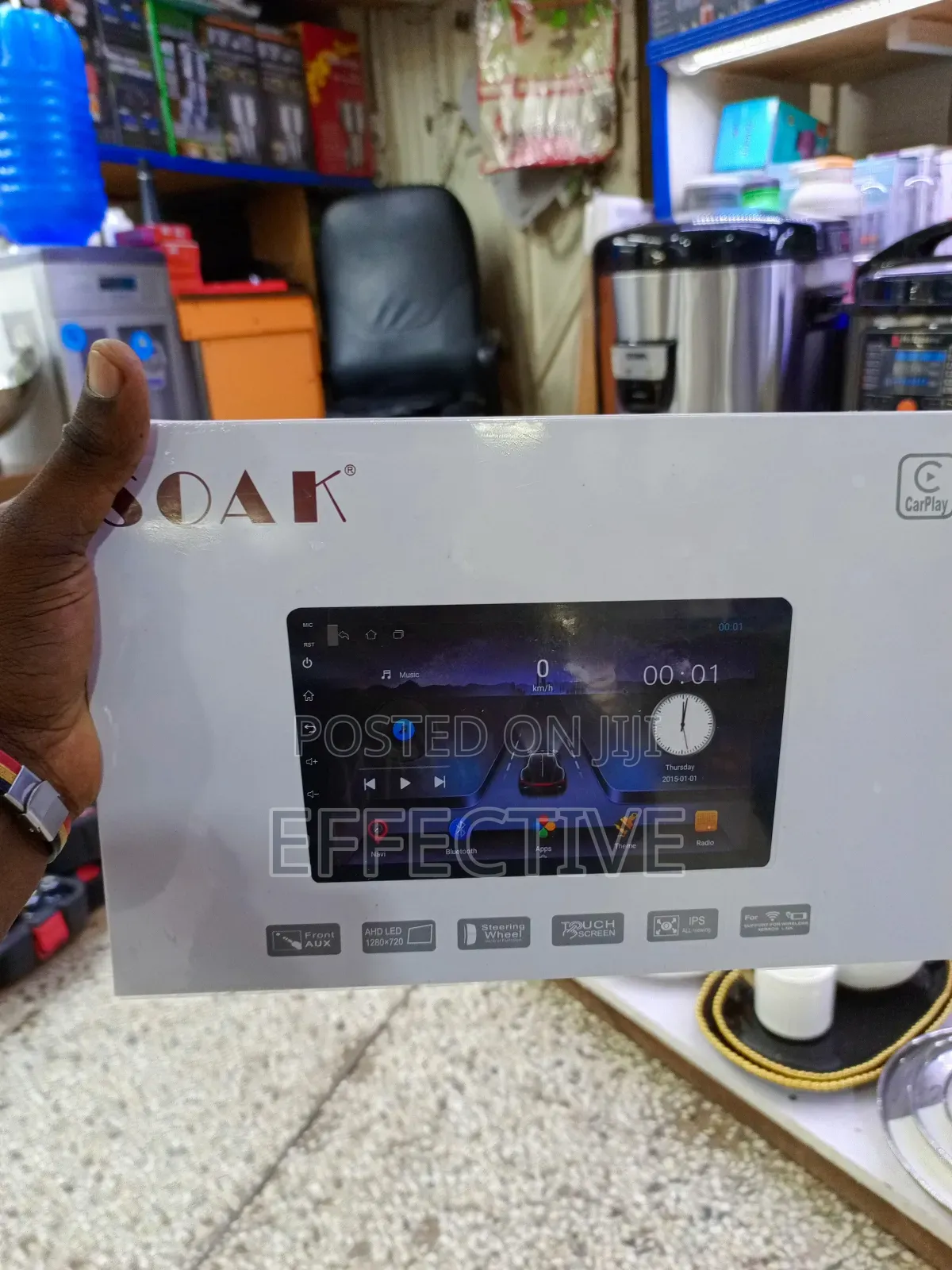 Soak Car Stereo With Apple Carplay and Android Auto.