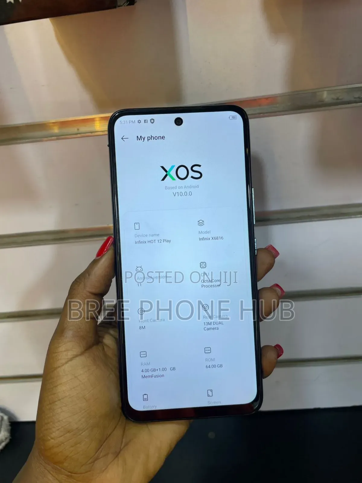 Infinix Hot 12 play 64 GB Blue