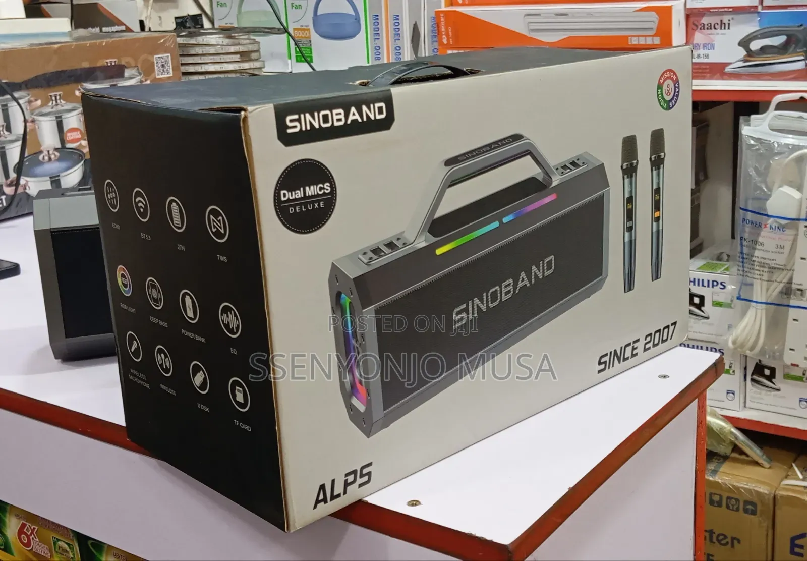 Sinoband Alps Portable Bt Speaker – Powerful Sound, Long Playtime
