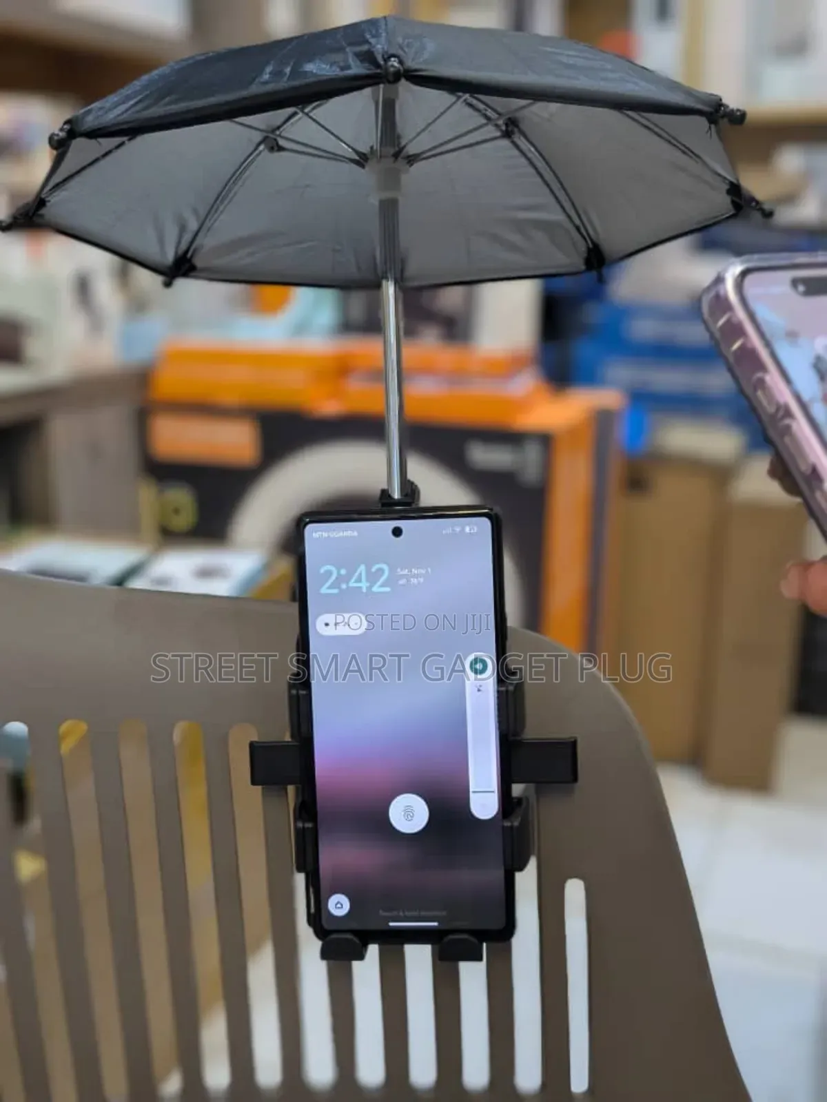 Motobike Umbrella  Phone Mount