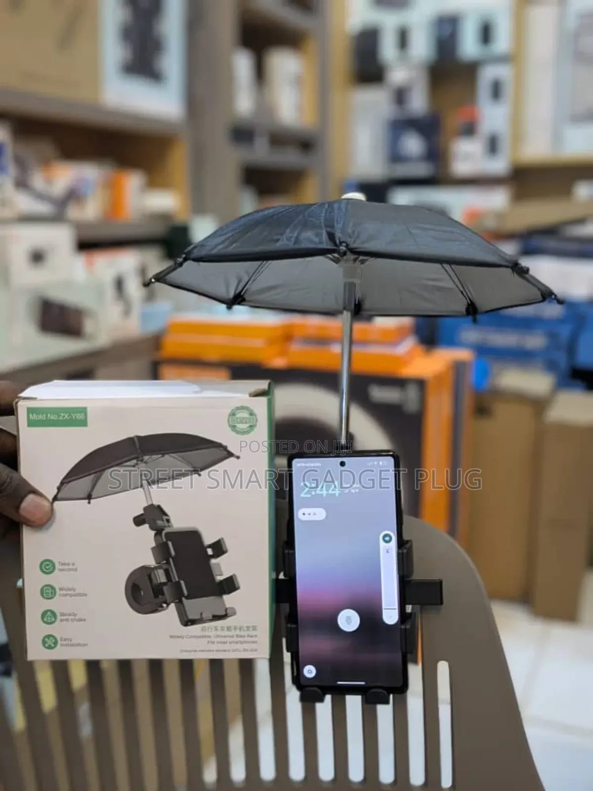 Motobike Umbrella  Phone Mount