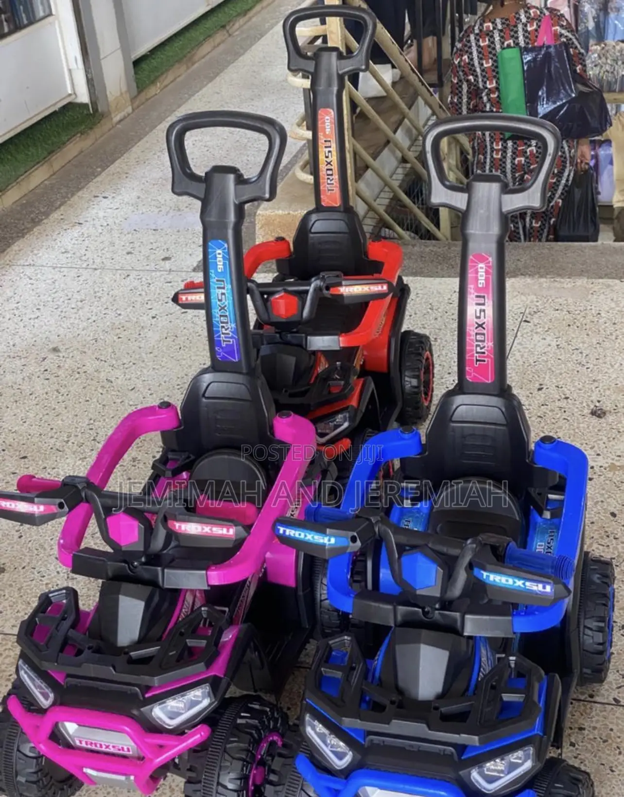Rechargeable Kids Ride-on-Push Cars