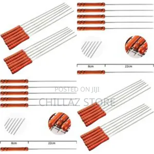 12pcs Stainless Steel Shishi Khebab Needle Sticks.