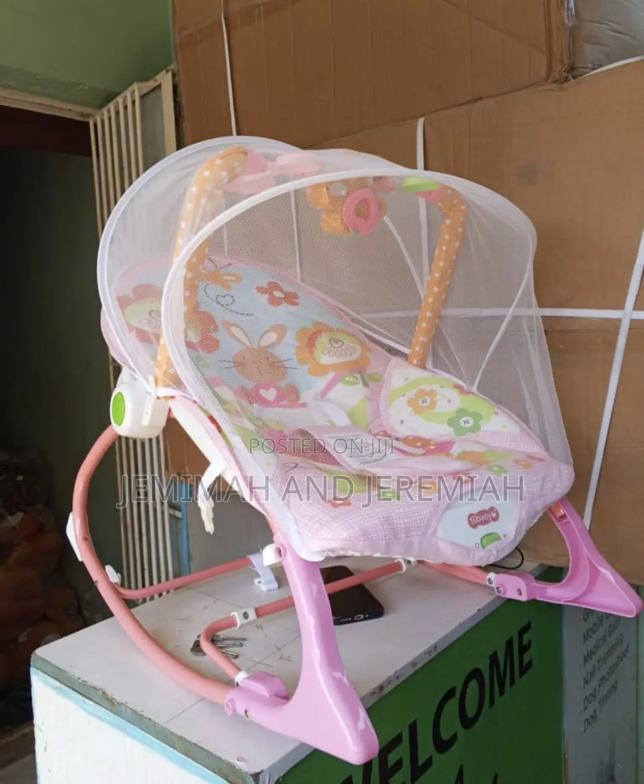Electric Baby Rocker Chairs With Mosquito Net