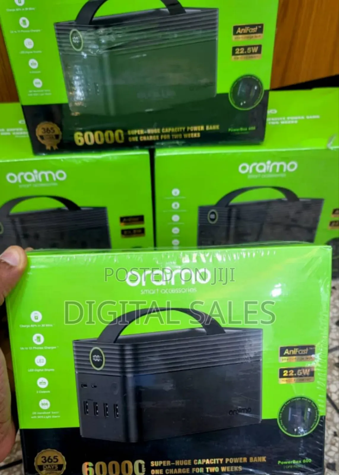 Oraimo Power Bank 60000mah . Power Bank