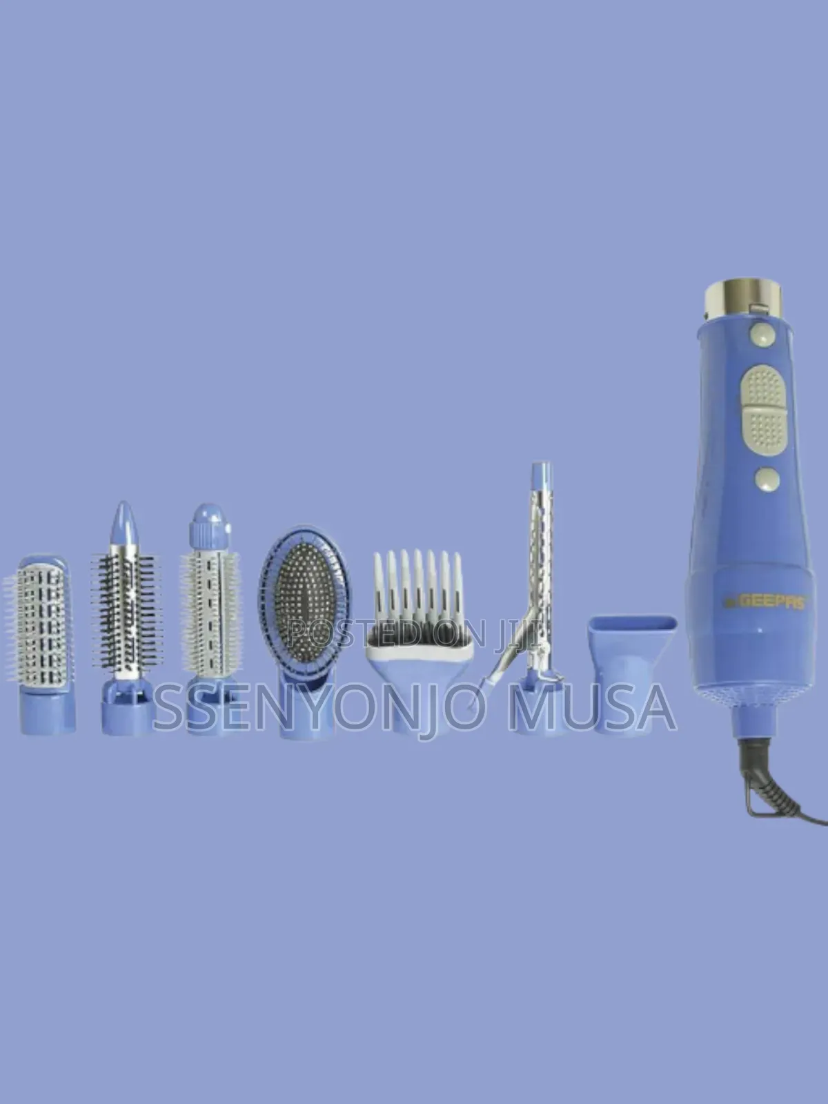 Geepas Gh731 8-in-1 Hair Styler 750w – Straighten, Curl Add Volume