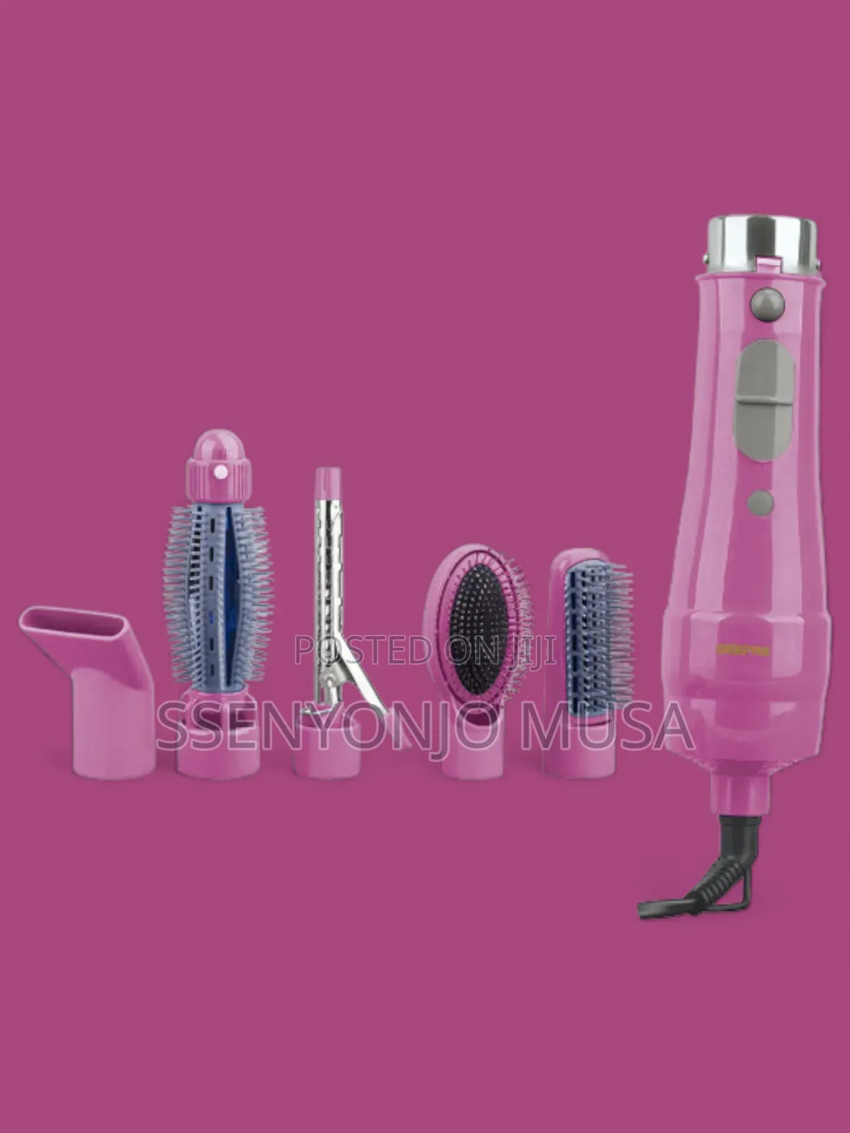 Geepas Gh731 8-in-1 Hair Styler 750w – Straighten, Curl Add Volume