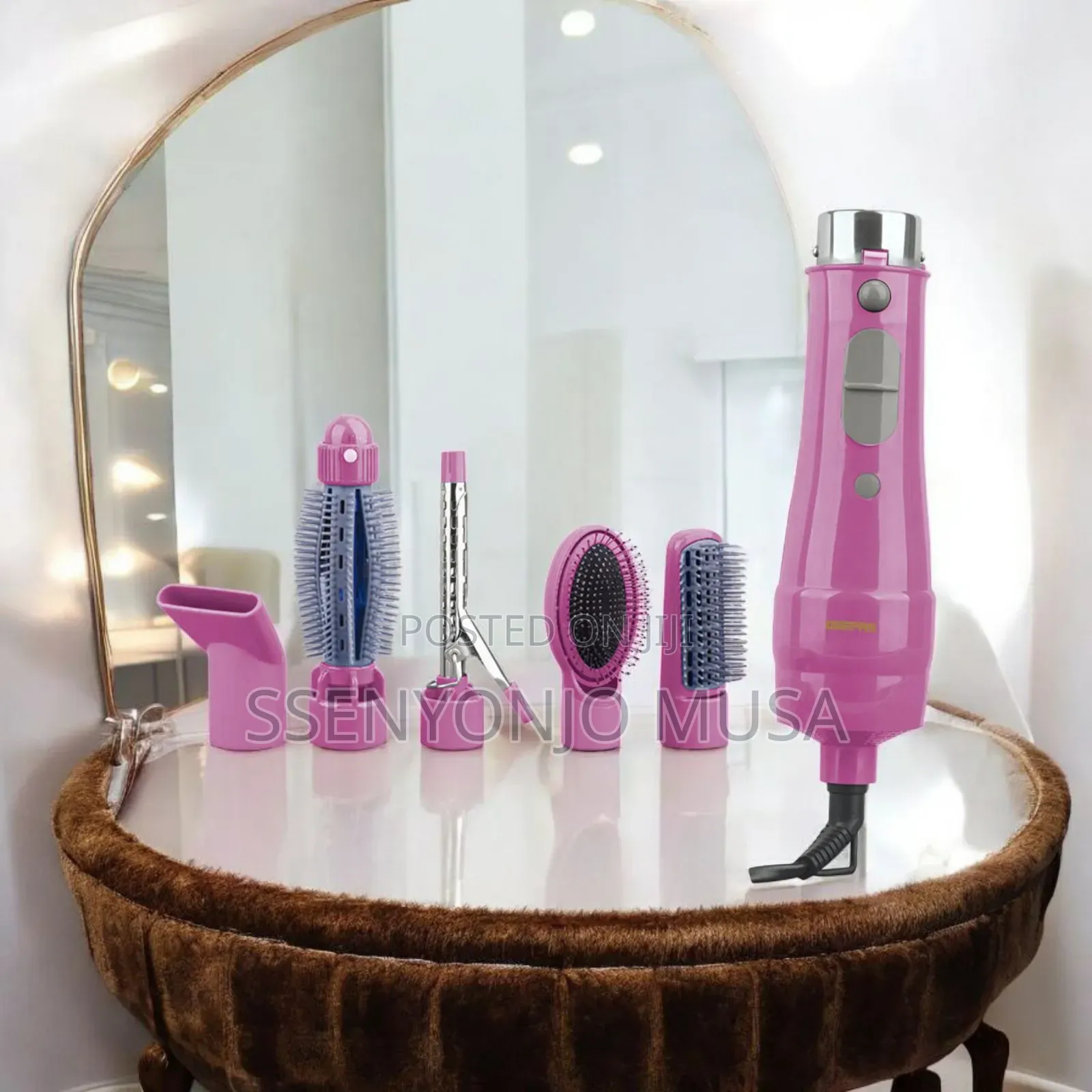 Geepas Gh731 8-in-1 Hair Styler 750w – Straighten, Curl Add Volume