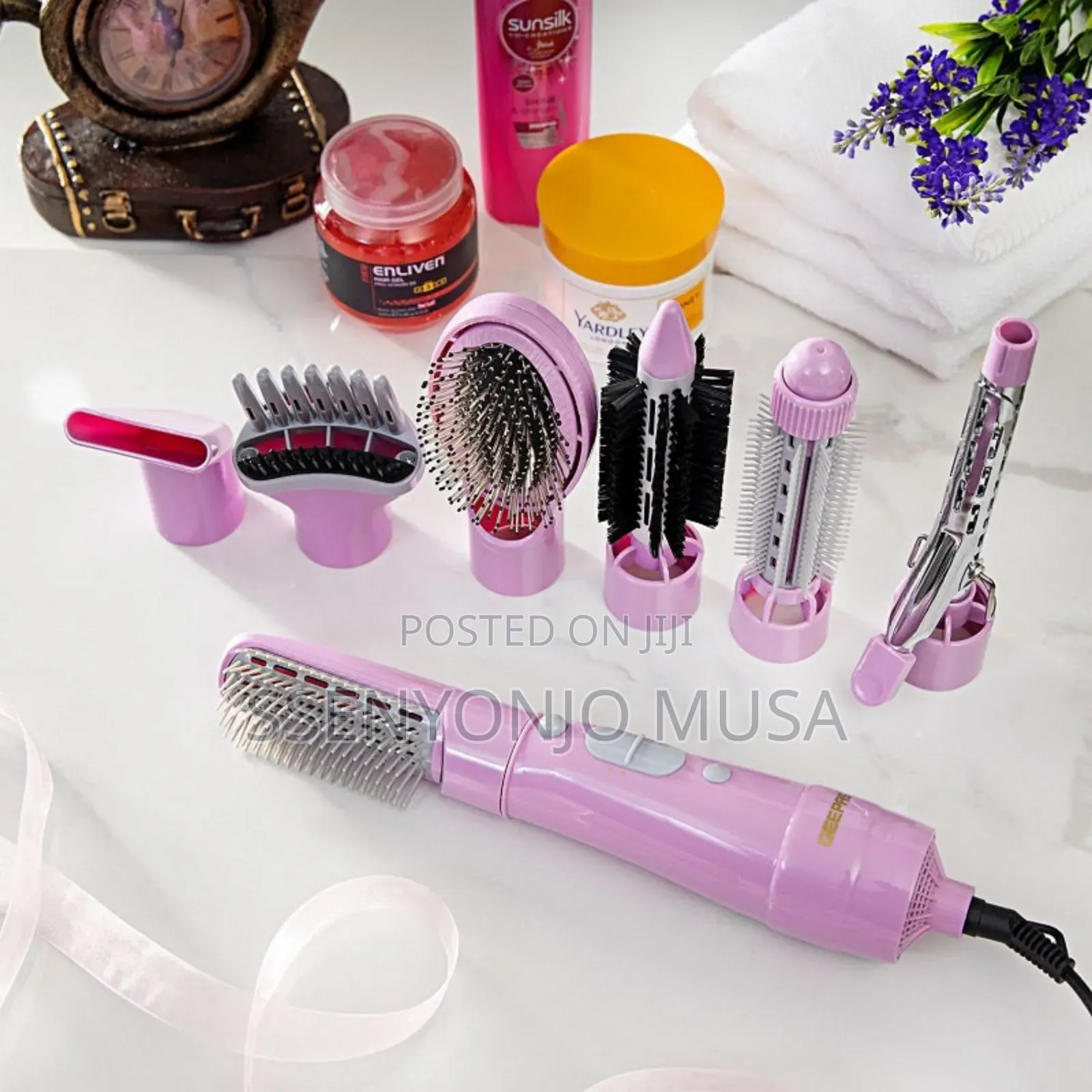 Geepas Gh731 8-in-1 Hair Styler 750w – Straighten, Curl Add Volume