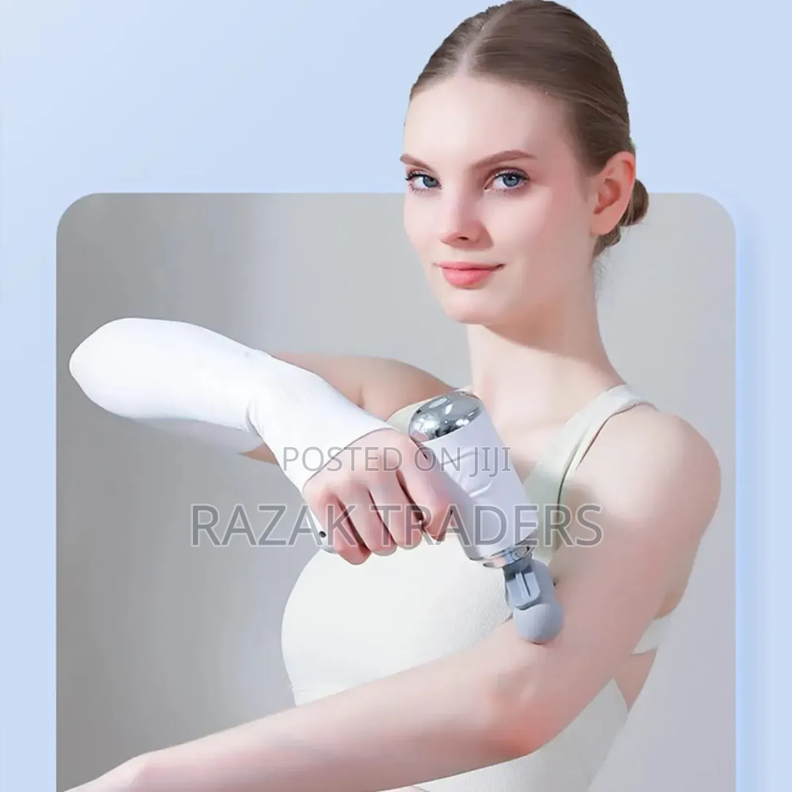 Portable Deep Tissue Massage Gun 9 Massage Heads 6-Speed Quiet