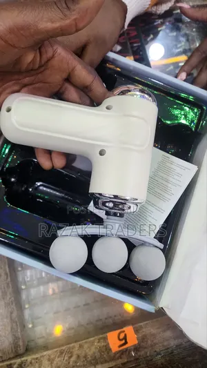 Portable Deep Tissue Massage Gun 9 Massage Heads 6-Speed Quiet