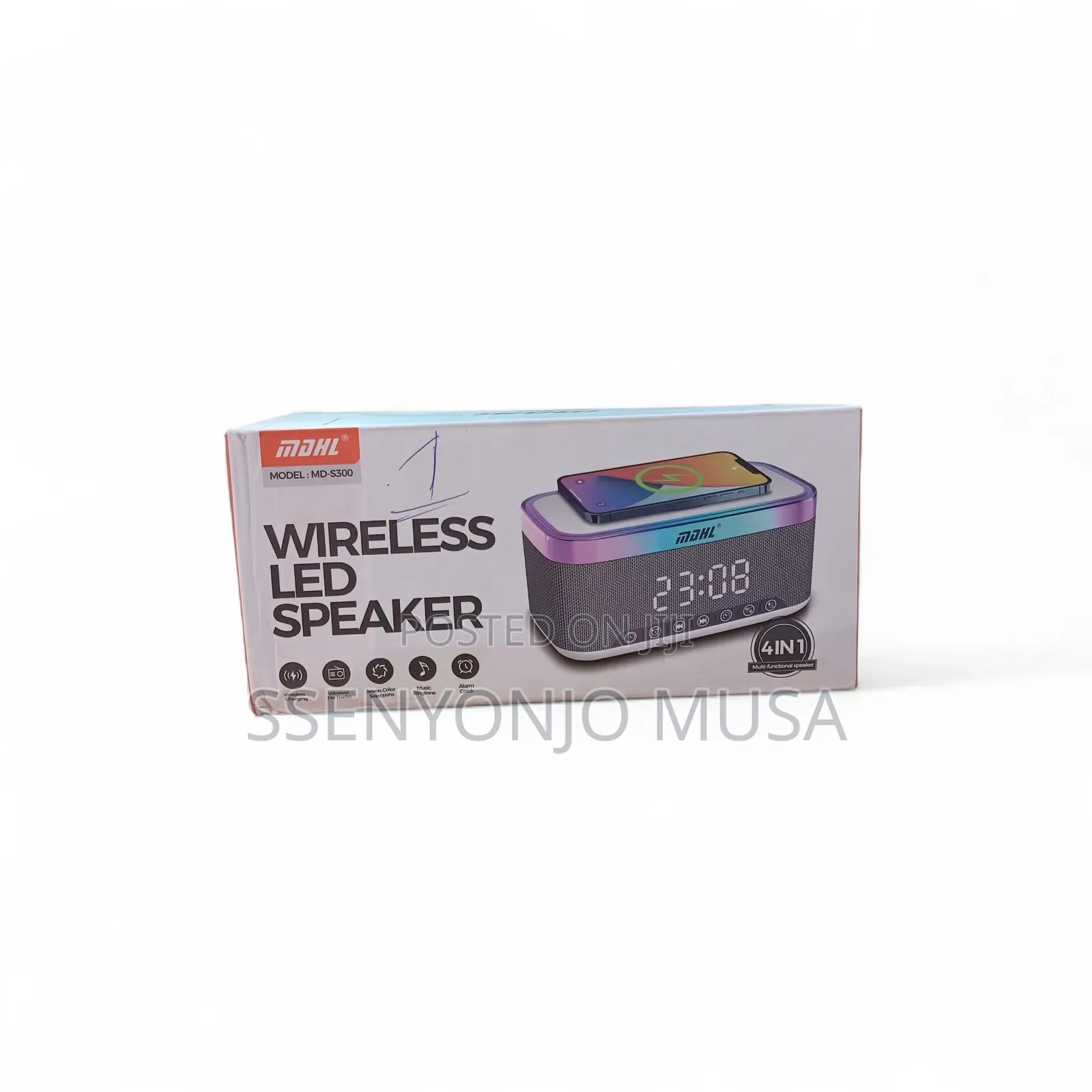 MDHL Md-S300 Wireless Led Bluetooth Speaker –Portable,Type-C Charging