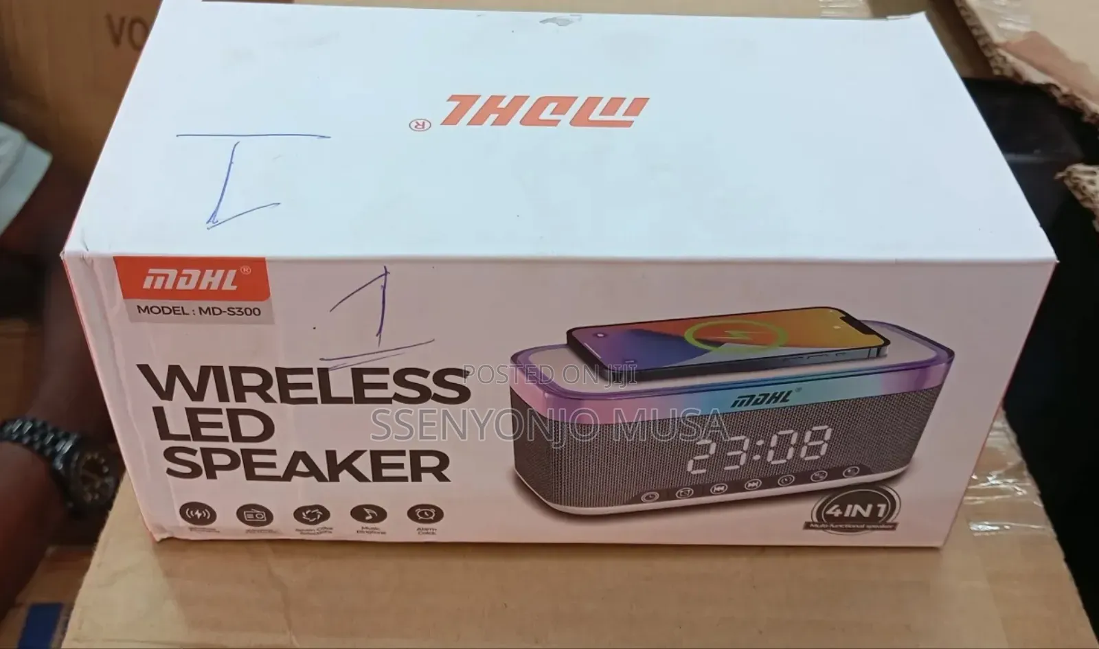 MDHL Md-S300 Wireless Led Bluetooth Speaker –Portable,Type-C Charging