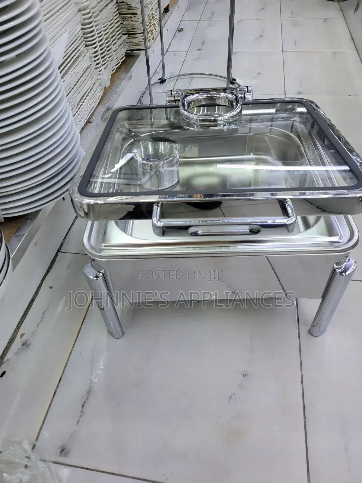 Stainless Steel Buffet Chafing Dish With Glass Lid
