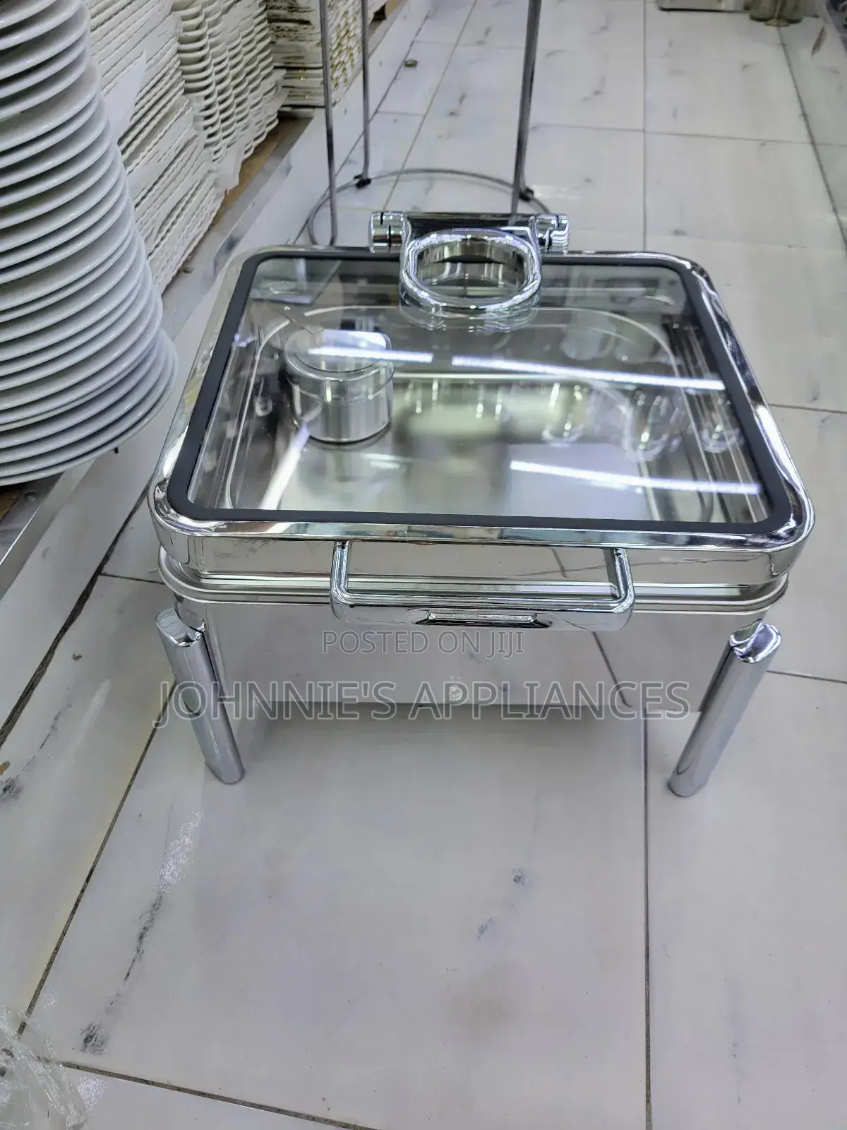 Stainless Steel Buffet Chafing Dish With Glass Lid