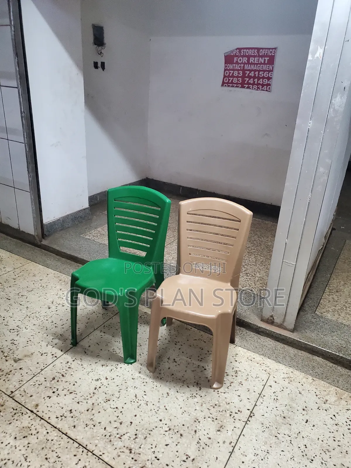 Nordic Armless Plastic Chairs Plastic Chairs