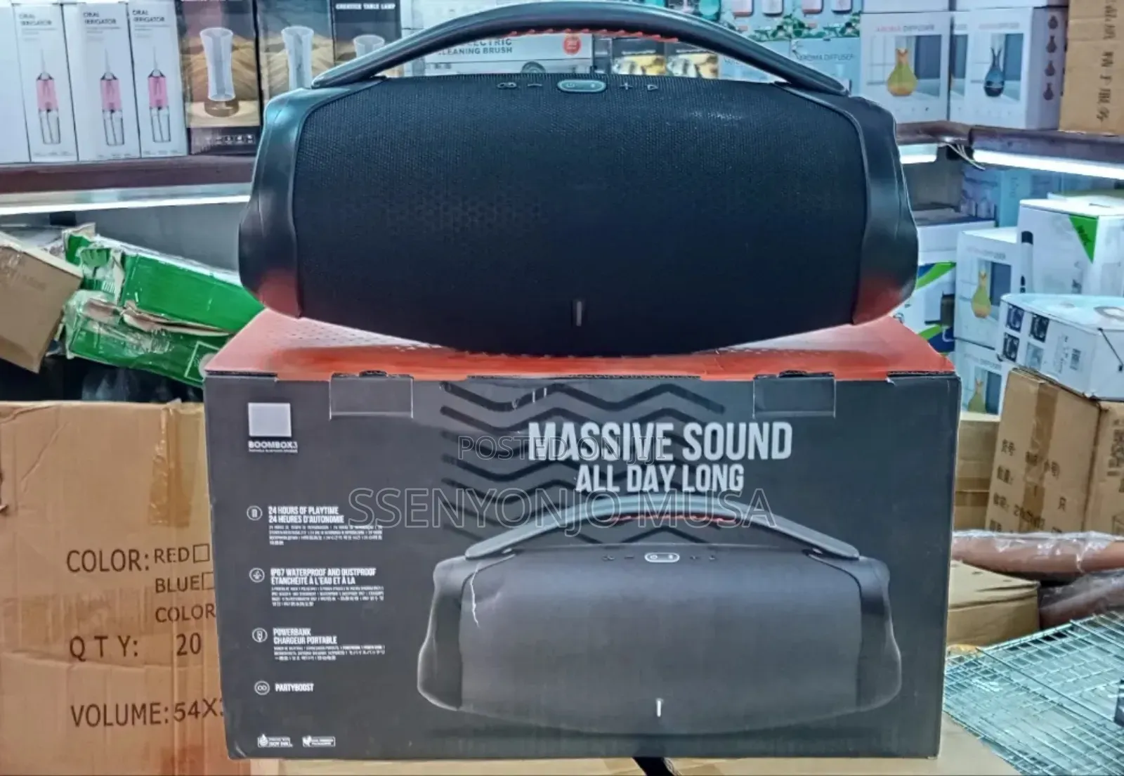 Boombox 3 Portable Bluetooth Speaker 80w (Camo) –Massive Sound All Day