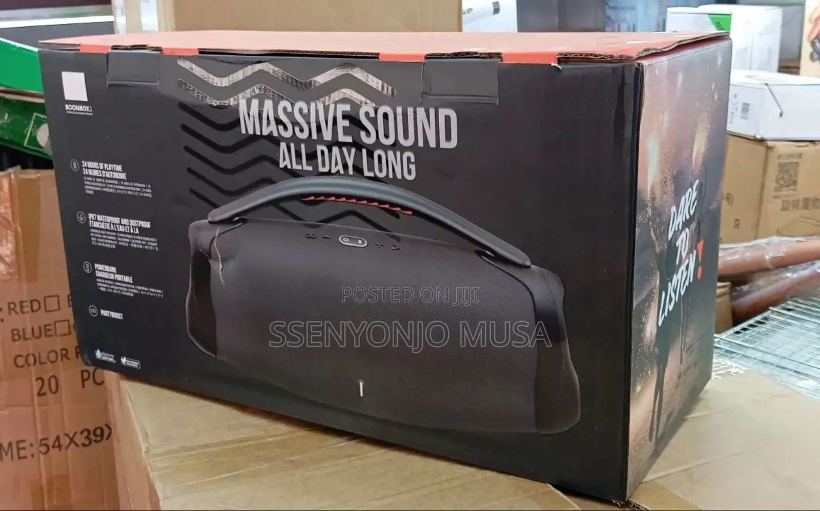 Boombox 3 Portable Bluetooth Speaker 80w (Camo) –Massive Sound All Day
