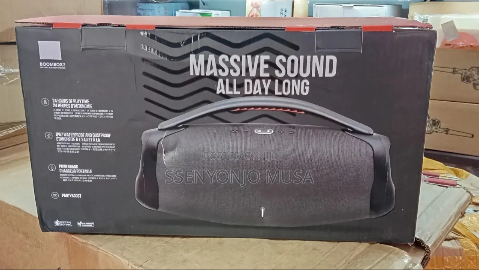 Boombox 3 Portable Bluetooth Speaker 80w (Camo) –Massive Sound All Day