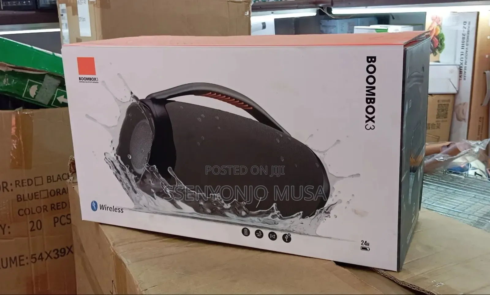 Boombox 3 Portable Bluetooth Speaker 80w (Camo) –Massive Sound All Day
