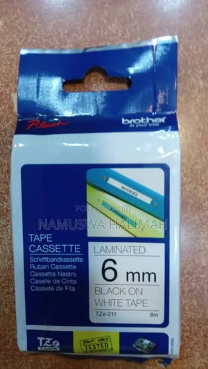 Tze-211 P-Touch Laminated Tape Cassette