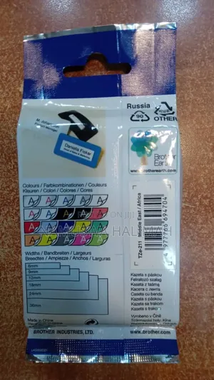 Tze-211 P-Touch Laminated Tape Cassette