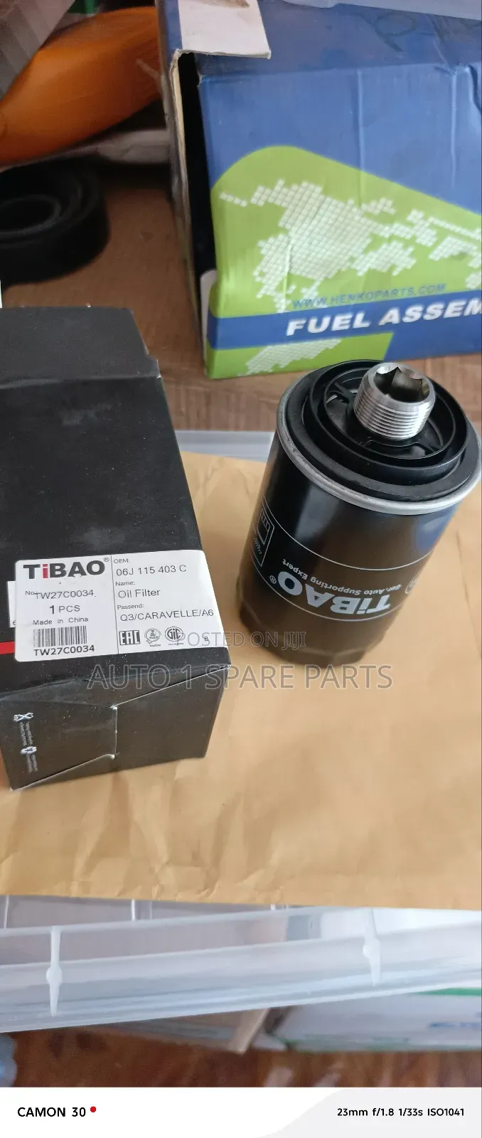 Tiguan, Audi Oil Filter