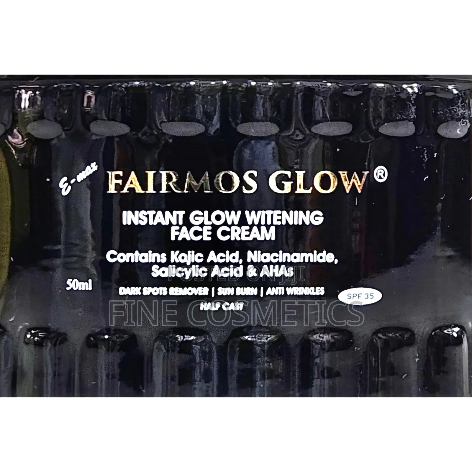 Fairmos Glow Sunburn Face Cream, Instant Whitening Dark Circle Remover