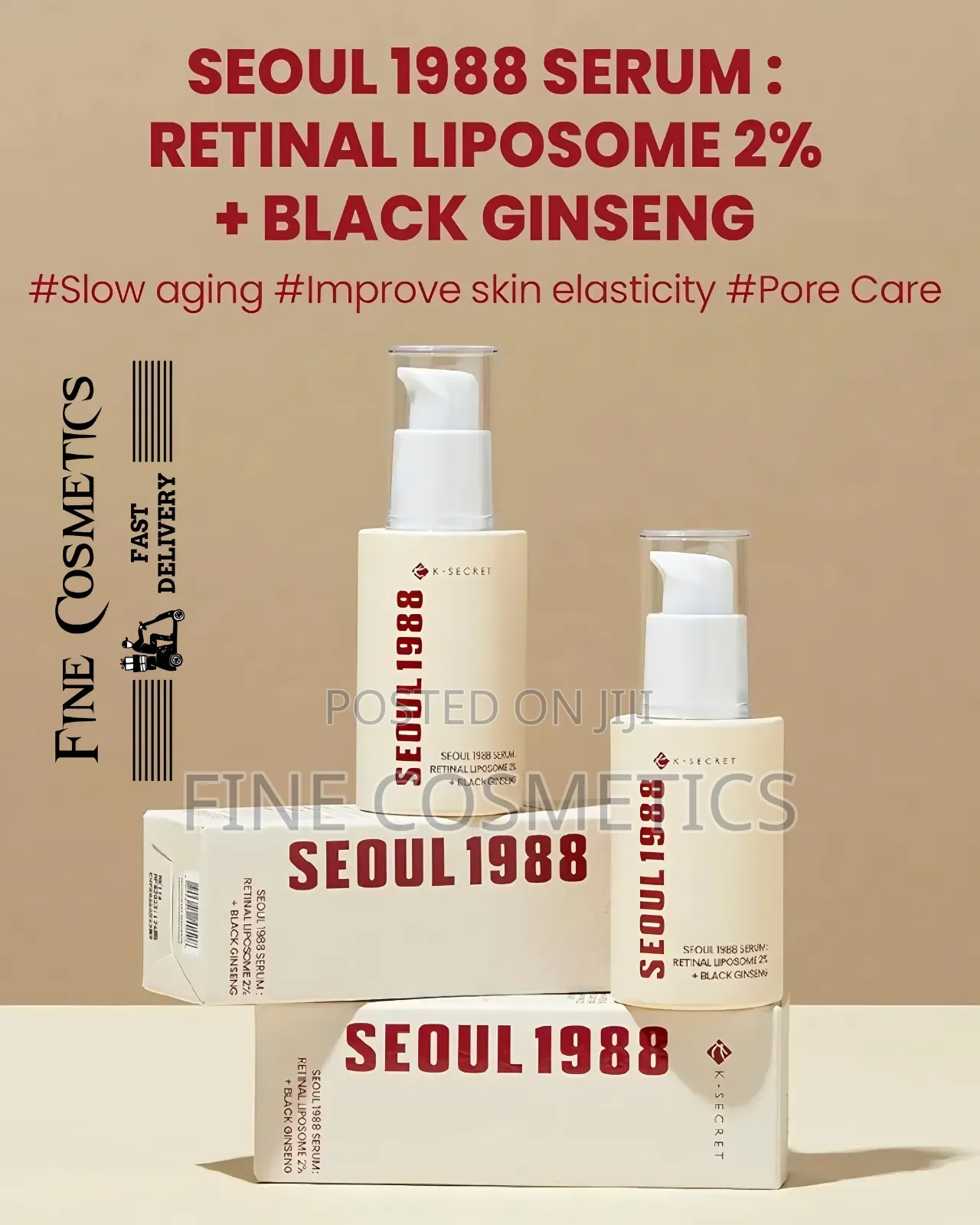 Original Seoul Serum 1988, K-secret Anti-aging Retinol Wrinkle Remover