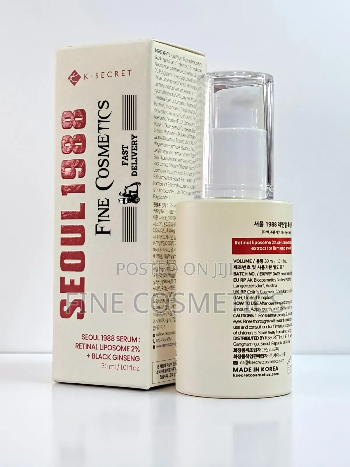 Original Seoul Serum 1988, K-secret Anti-aging Retinol Wrinkle Remover